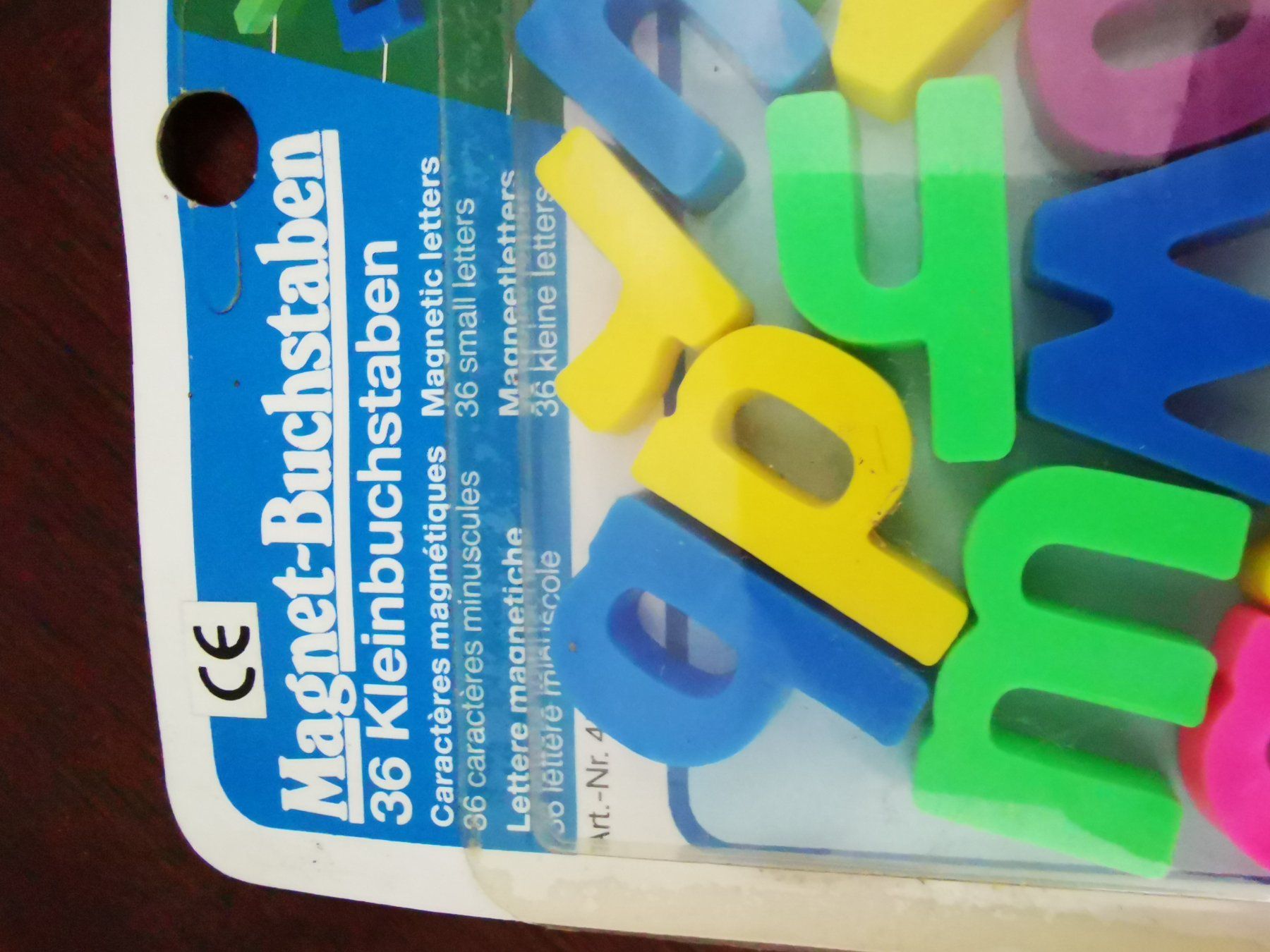 Giochi: Lettres magnétiques enfant 36 pièces multicolore – Nuovo e nell'imballaggio originale da Courtepin venduto da Fin_dj7p 5