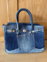 Denim Jeans Tasche Handmade Henkel-Tasche