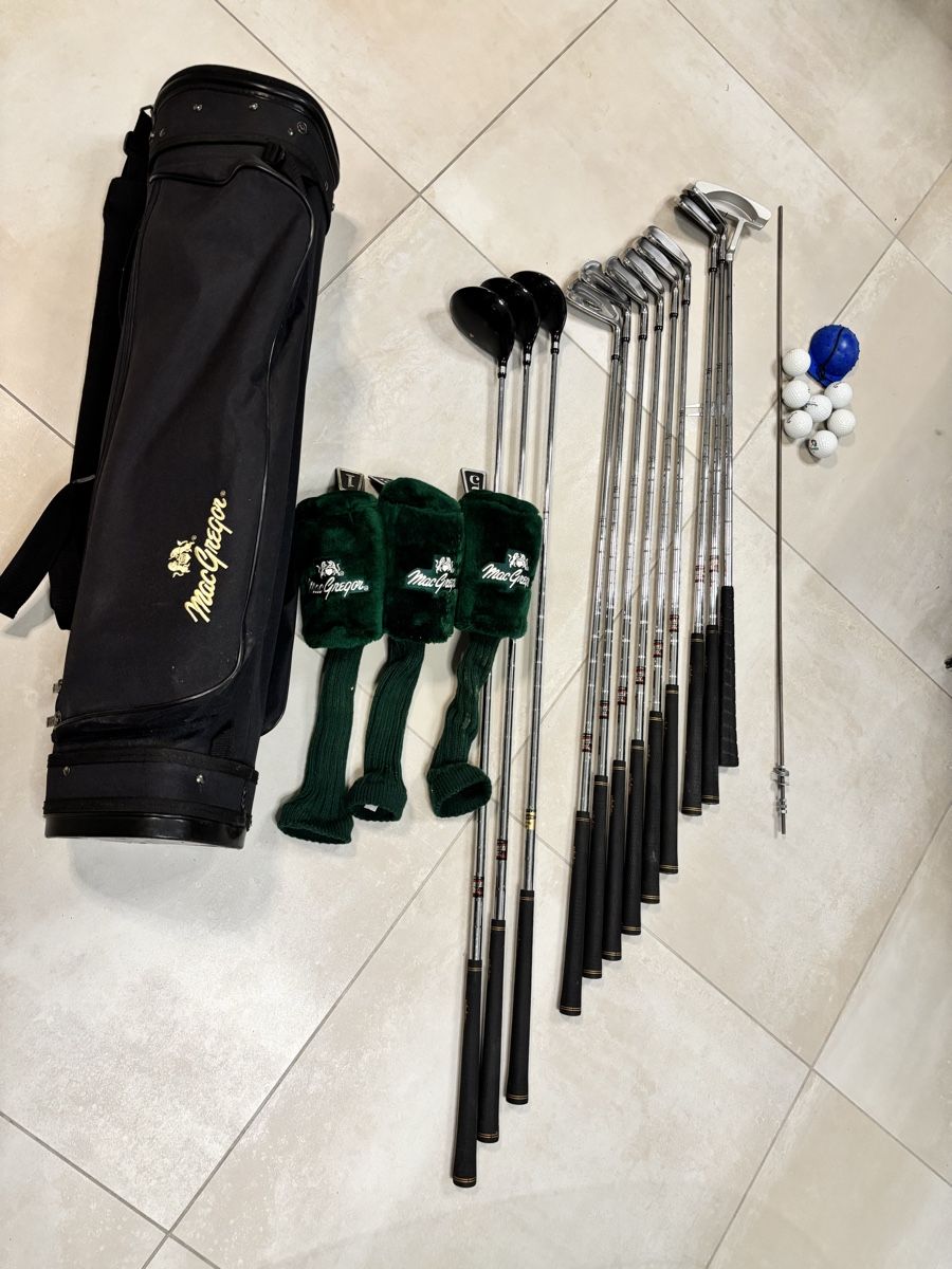 Mazze & Set: Ensemble de clubs de golf MacGregor - Complet! – Usato da Chéserex venduto da Ramp0n