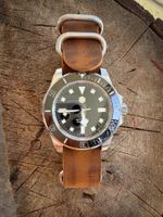 San Martin Automatic Diver 300m – Top Zustand mit Lederband