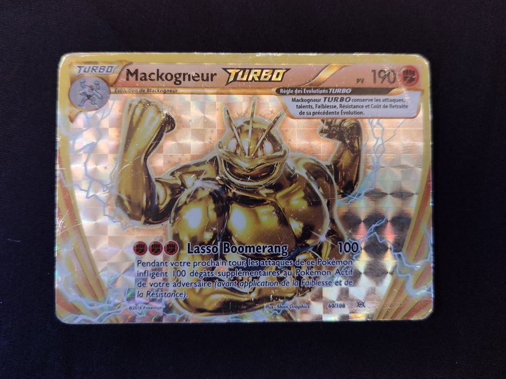 CARTE POKÉMON MACKOGNEUR TURBO 60/108 XY Évolution EUR 7,00 - PicClick FR