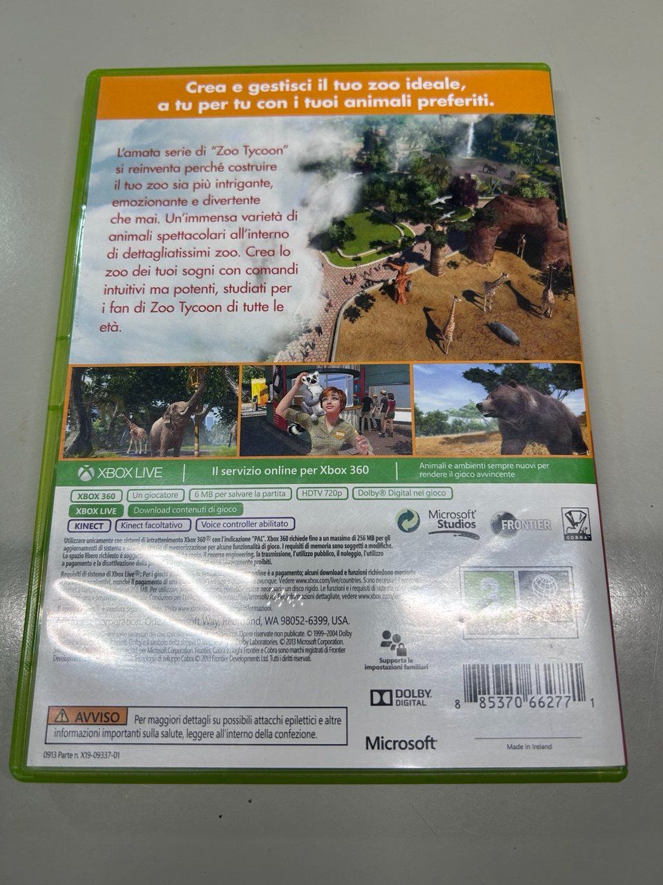 Microsoft Giochi: Zoo Tycoon per Xbox 360 – Usato da Giubiasco venduto da LorisVale 1