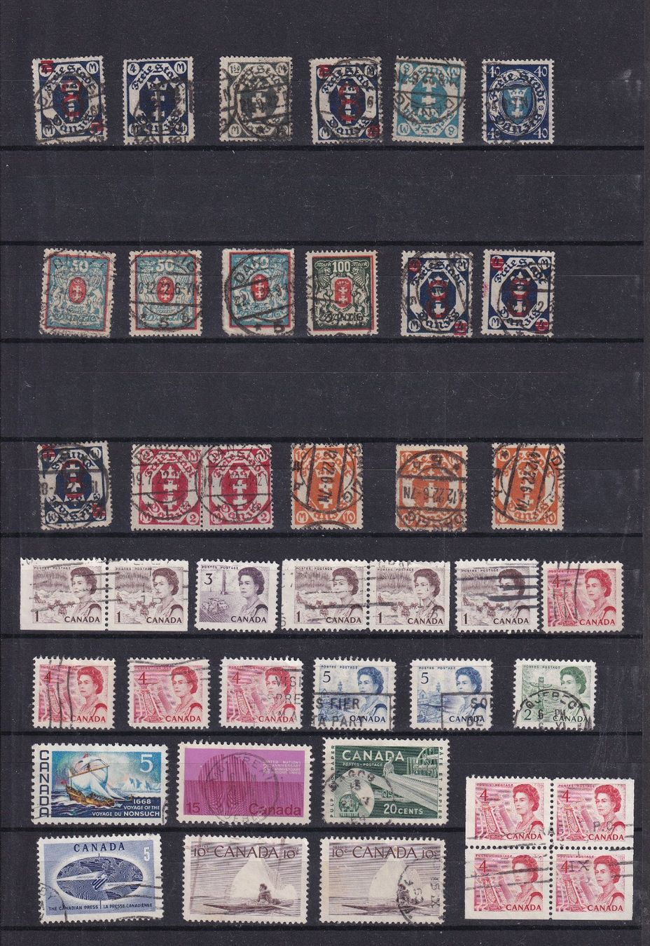 Alle Briefmarken: LOT  CANADA  oblitérés – Gebraucht aus Nyon von an54