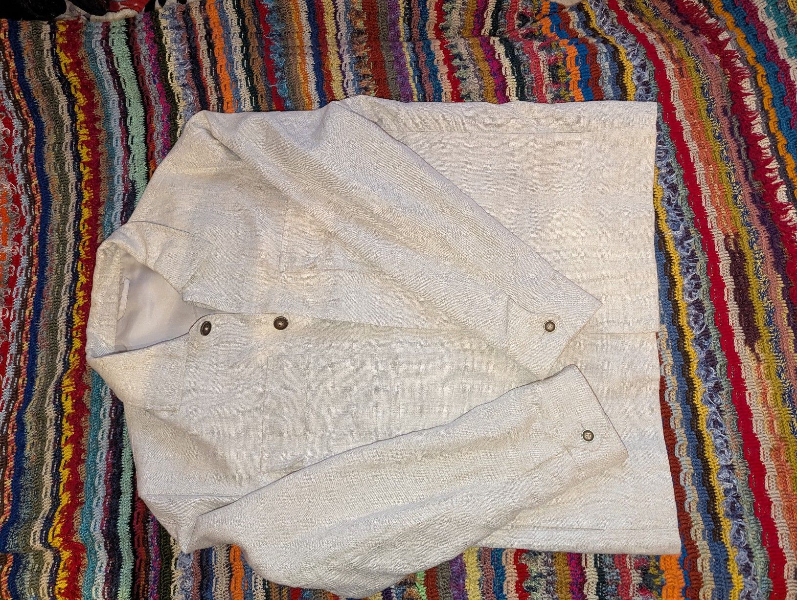 C&A Jacken: Leinenhemd Herren beige Grösse L  – Gebraucht aus Oberdorf BL von tim_8f8z 2
