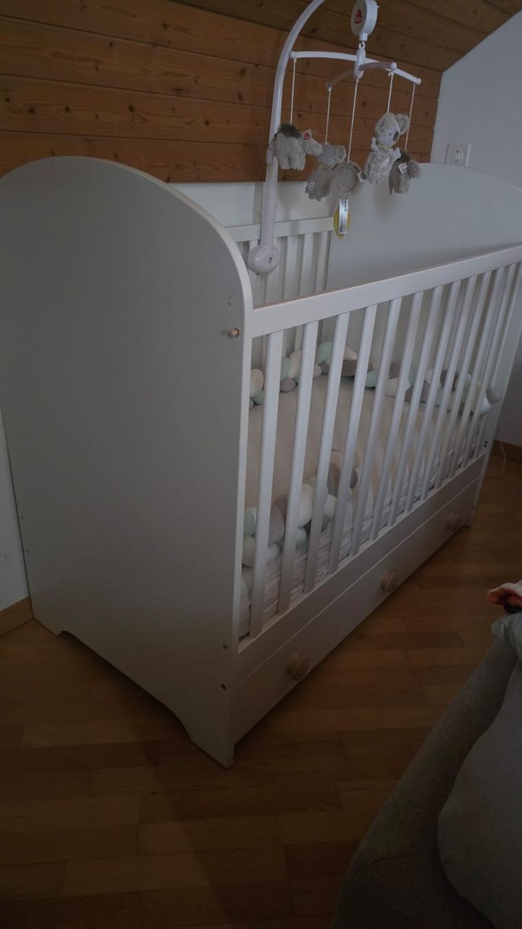 Ikea Lits: Kinder-Gitterbett weiss – D'occasion à dietikon par kar_l26c 3