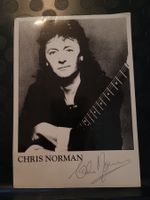 Chris Norman - signierte alte Autogrammkarte A5