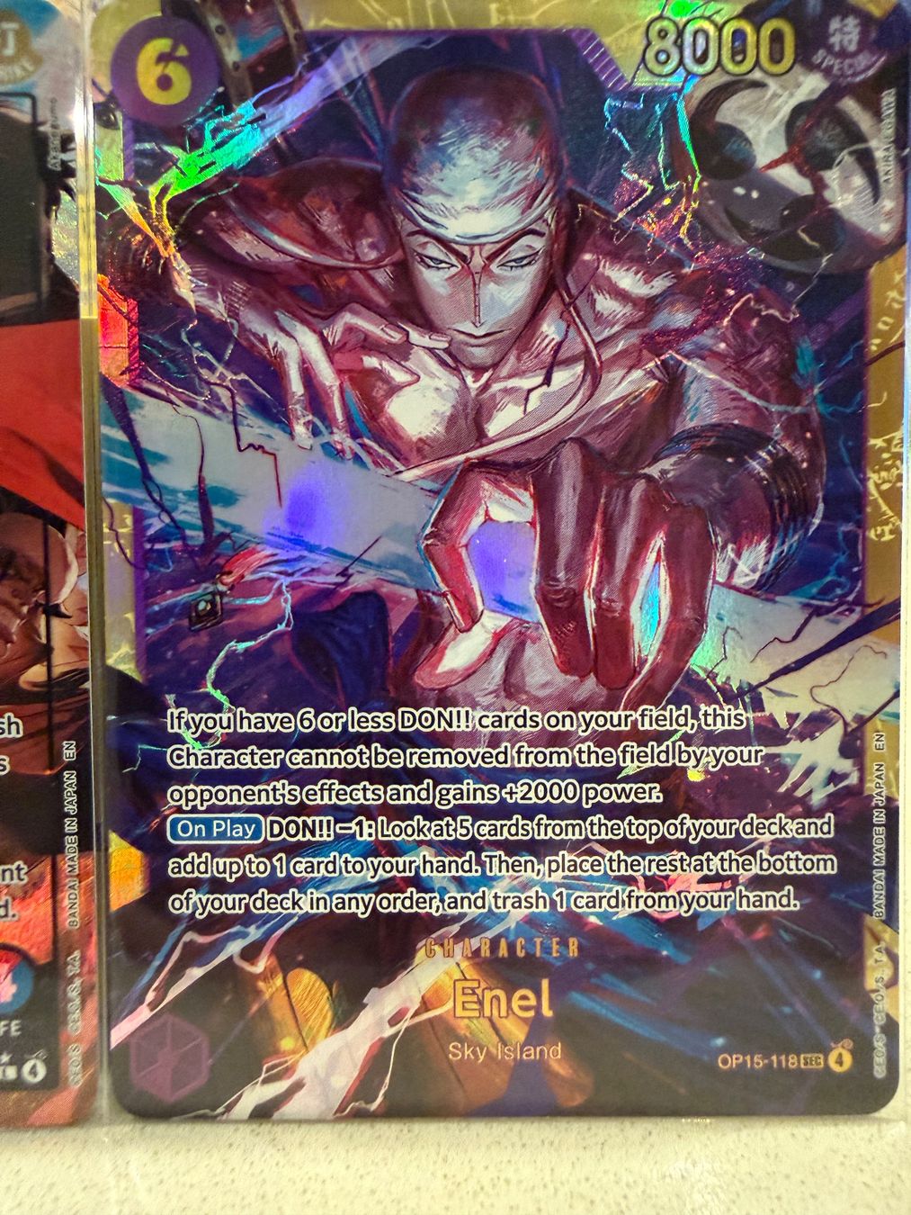 Sammelbilder & Trading cards: One piece tcg  OP15 Alt Arts & Hits ENEL / LUCY – Gebraucht aus Mellingen von Der.verkaufer 3