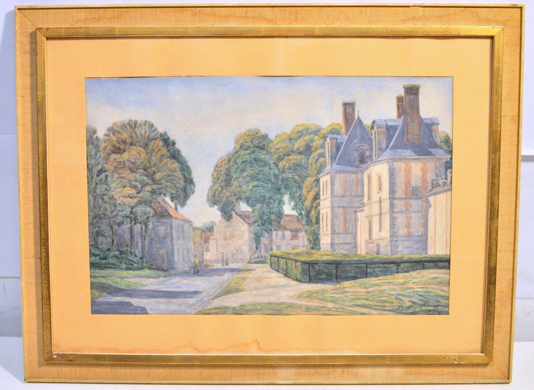 Tableaux: Aquarelle signée Pierre Desaules – D'occasion à Neuchâtel par Neuchatel 1