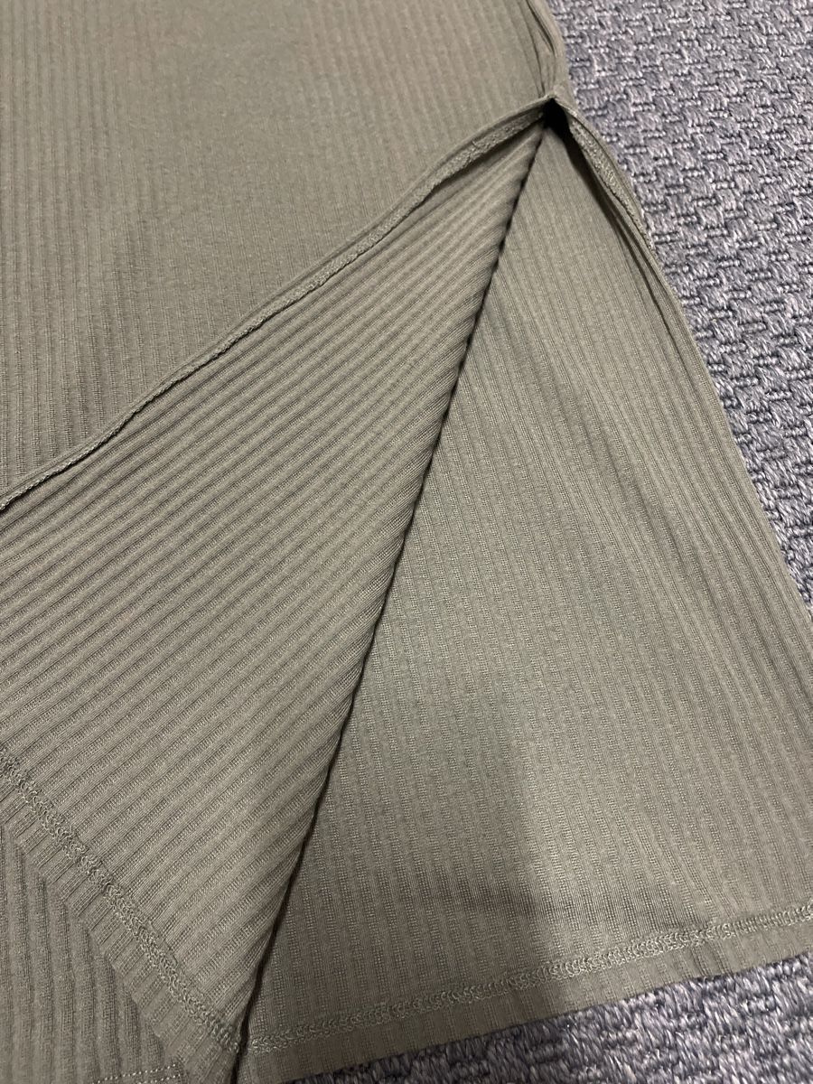 Kleider: Olive langes Strechstrickkleid sommer gr S – Gebraucht aus Bad Zurzach von Cuore34 2