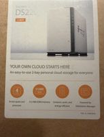 Synology DS220j NAS-8TB–2×4 TB WD Red Plus, ungebraucht