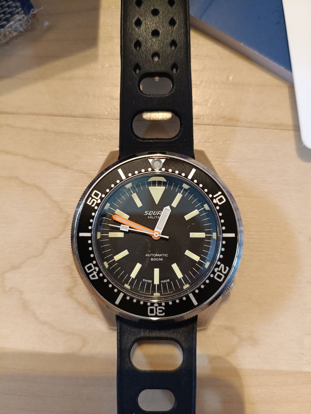 Squale Uhren: Squale 1521 Militaire - rubber + brand new mesh – Gebraucht aus Villaz-St-Pierre von bricem13