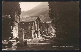 AK Zermatt, Un coin pittoresque