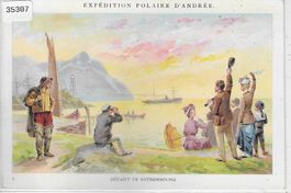 Expedition Polaire D'Andree - Chocolat Van Houten - Litho