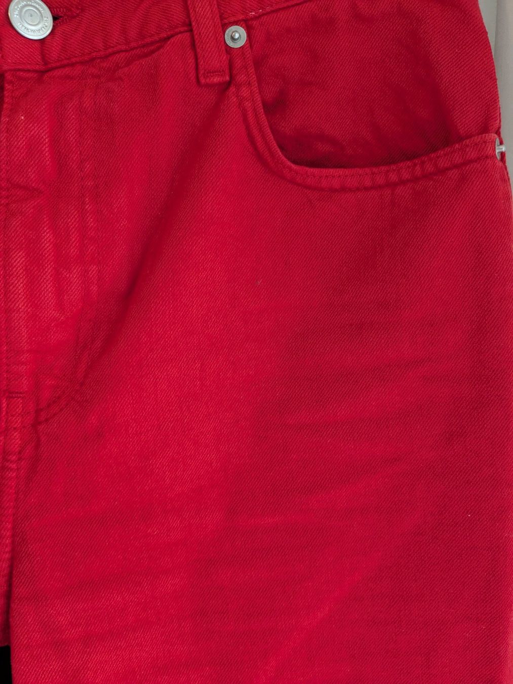 Zara Jeans: Jean droit wideleg rouge – Nuovo (secondo la descrizione) da Genève venduto da madlainaboillat 6