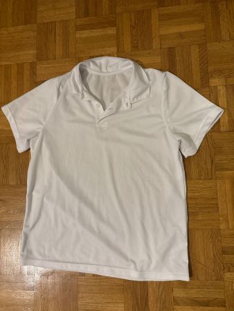 Polo d'été blanc, taille 10-12 ans Idéal pour le tennis
