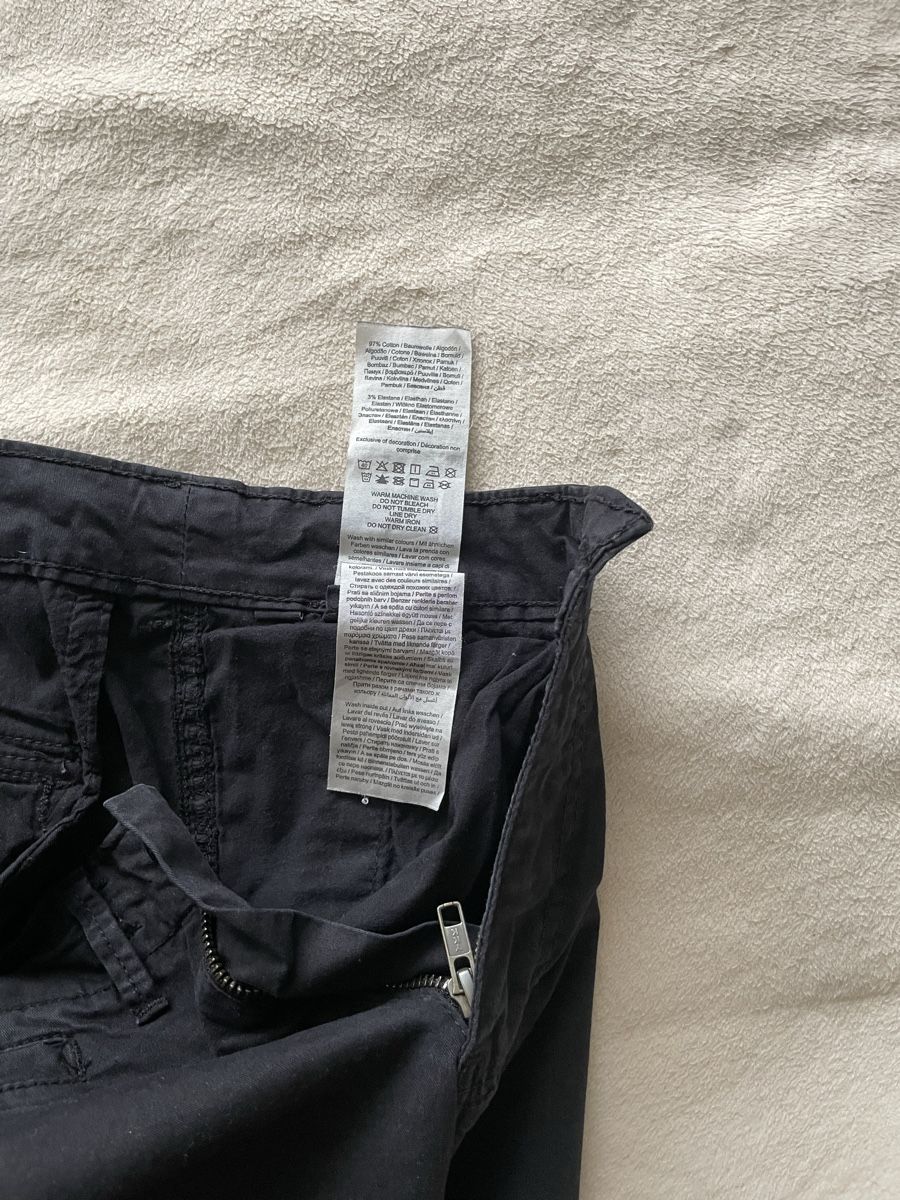 Jack & Jones Pantaloni: Jack & Jones Cargohose  schwarz  Grösse 28/32  – Usato da Luzern venduto da andyke 7