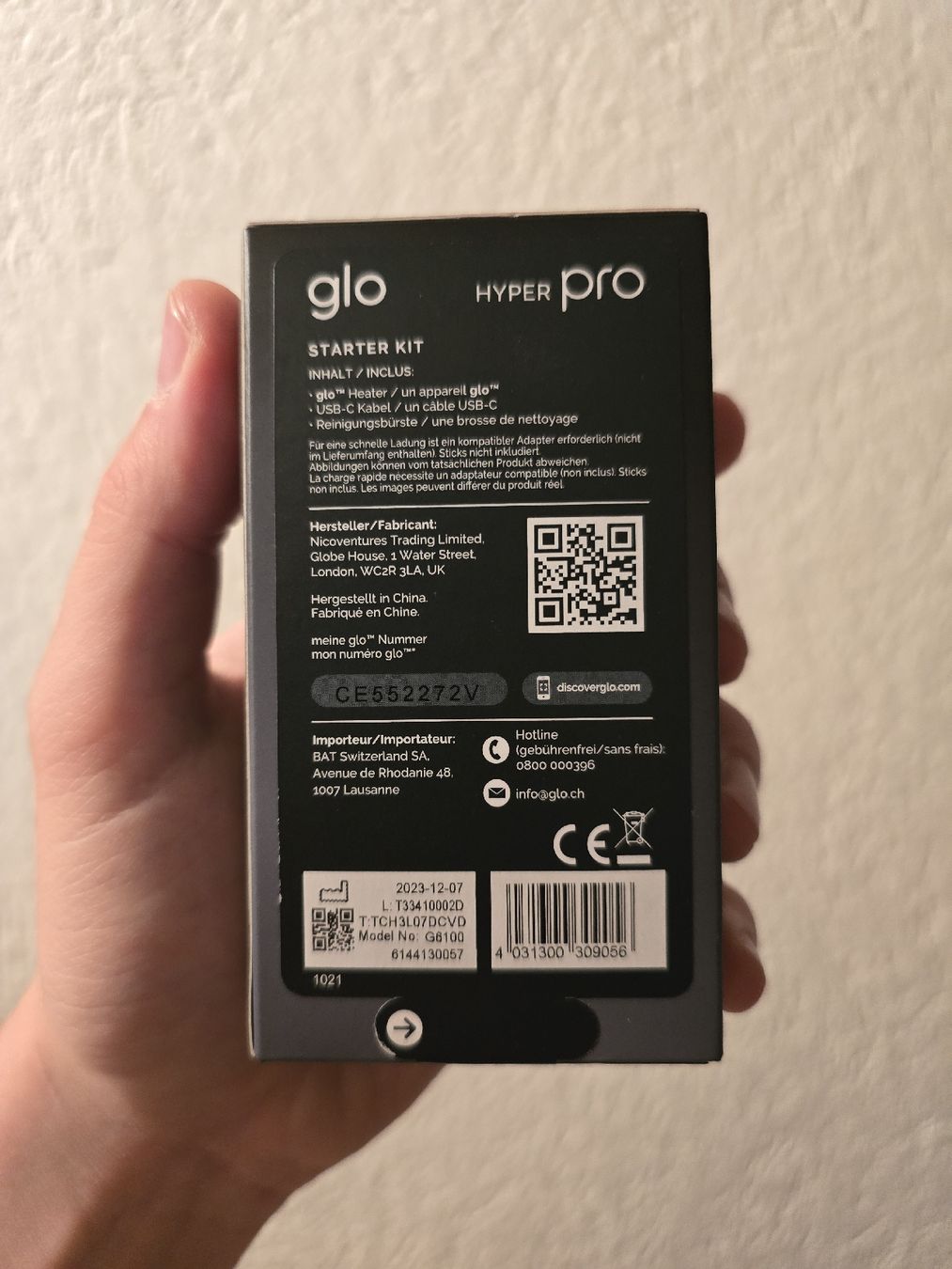 Glo Altri Prodotti per fumatori: GLO HYPER PRO - Tabakerhitzer StarterKit NEU – Nuovo e nell'imballaggio originale da Grandval venduto da Golumbus 3