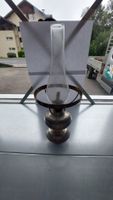Petrollampe mit Glas und Docht