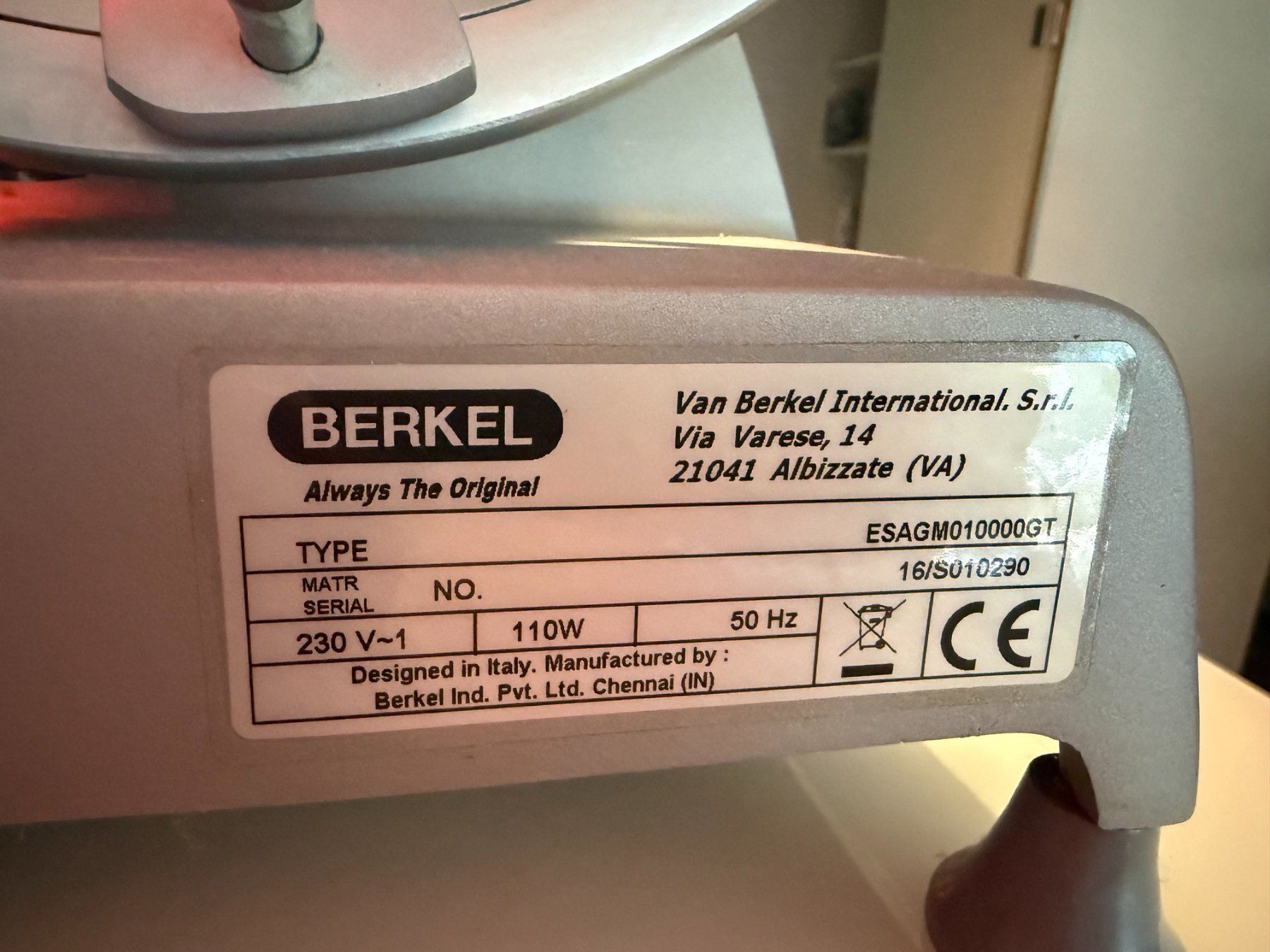 Berkel Appareils de cuisine: Berkel Pro Line XS25 silber – D'occasion à Reigoldswil par Ehnix 2