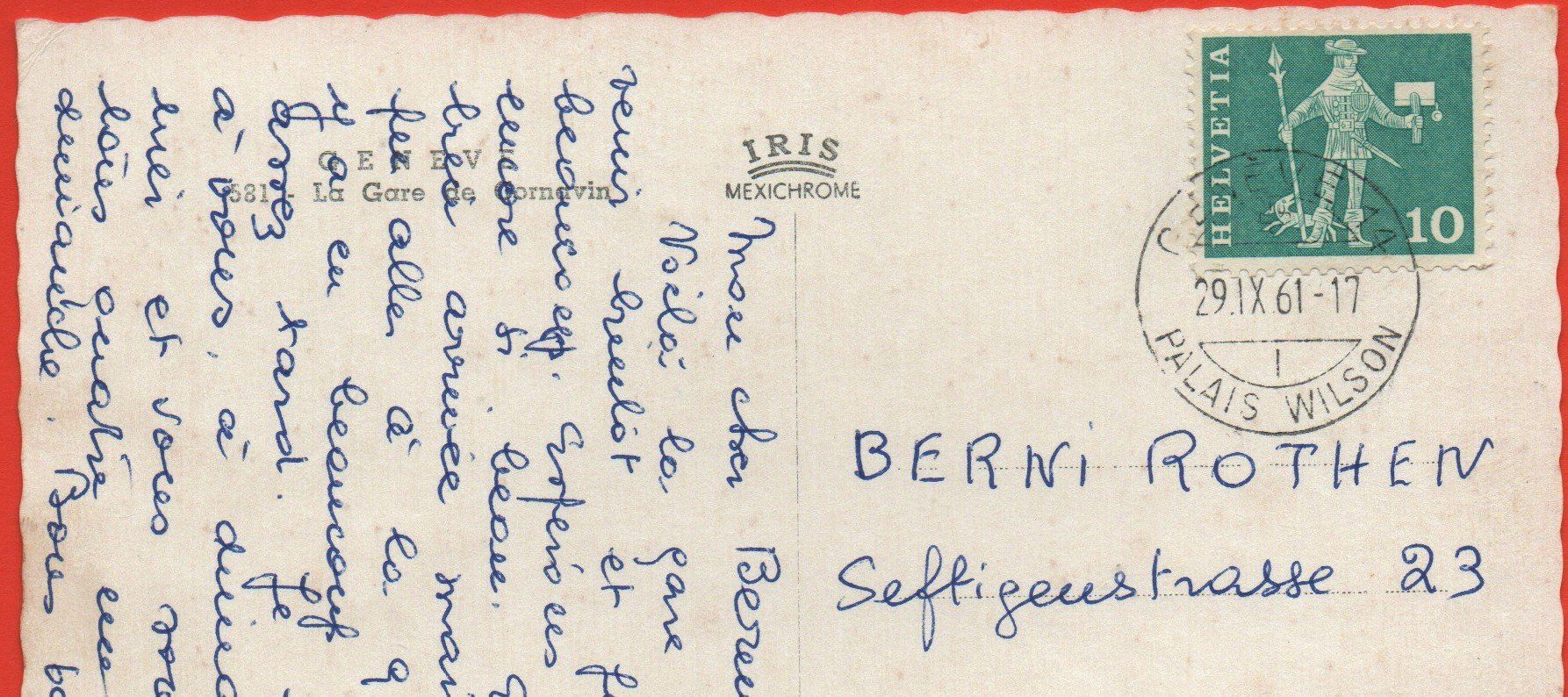 Cartoline postali: GENÈVE La Gare de Cornavin - Oldtimer, Auto – Usato da Jona venduto da philajona 1