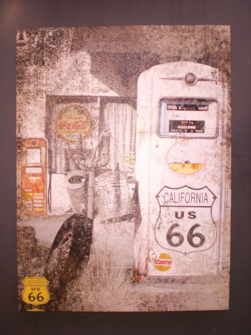 Foto & Immagini: Bild Route 66 auf Leinwand – Nuovo (secondo la descrizione) da Hellikon venduto da Jogi73