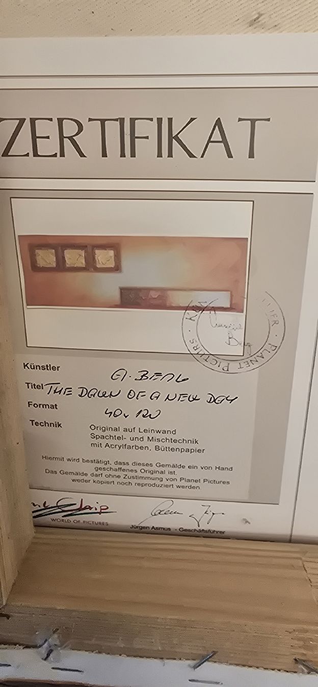 Dipinti: tableau avec certificat – Usato da Chernex venduto da pacoo01 3