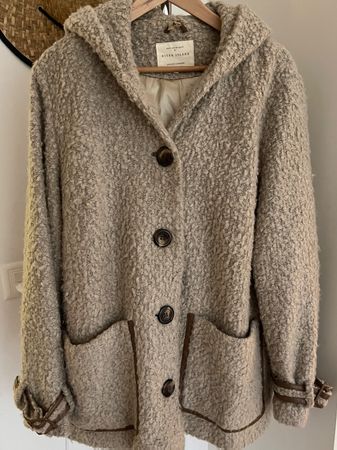 River Island Mantel Jacke beige Grösse 44 Oder 46