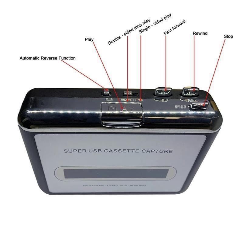 Lettore multimediale portatile: Kassette zu USB oder Walkman – Nuovo e nell'imballaggio originale da Winterthur venduto da Neilpryde01 2