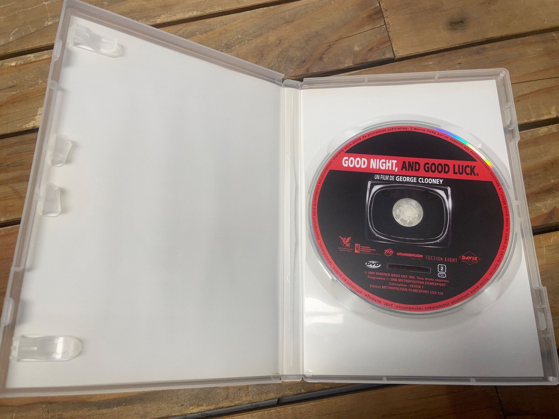 Tous les DVDs: DVD good nihgt and good luck – D'occasion à moudon par faucheur2 2