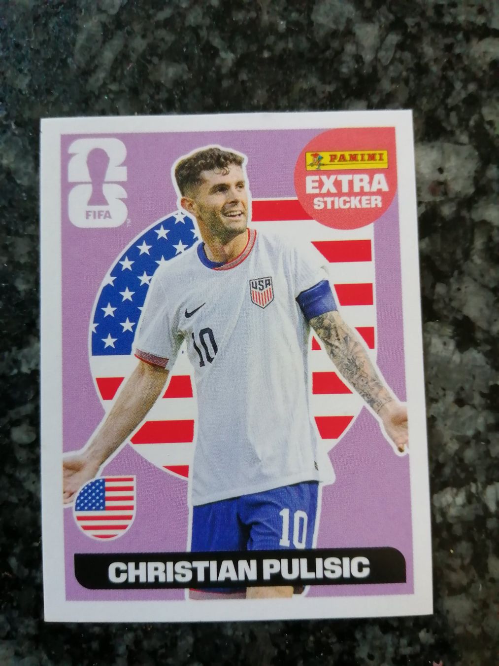 Panini Carte collezionabili: Panini Extra Sticker Christian Pulisic – Nuovo (secondo la descrizione) da langenthal venduto da Jordi04