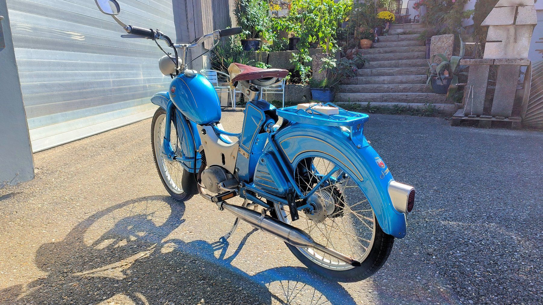 Simson Mofas: Simson SR-2E 1960  Oldtimer Töffli mofa kein Sachs Puch – Gebraucht aus Hittnau von Kulturhaus 3