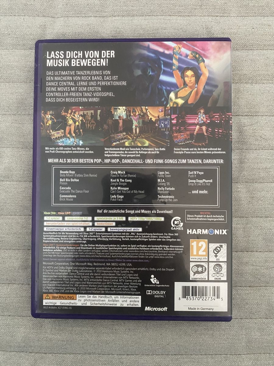 Microsoft Spiele: Dance Central für Xbox 360 – Gebraucht aus Thunstetten von Virus_33 2