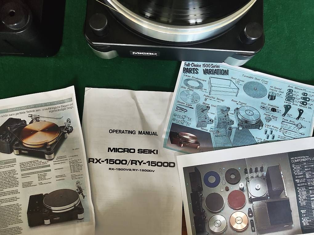 Tourne-disques: MICRO SEIKI RX-1500/RY-1500D – D'occasion à Birr par miminus2 2