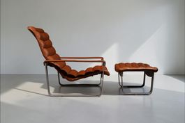 Ilmari Lappalainen · Pulkka Lounge Chair & Ottomane ·Finnish