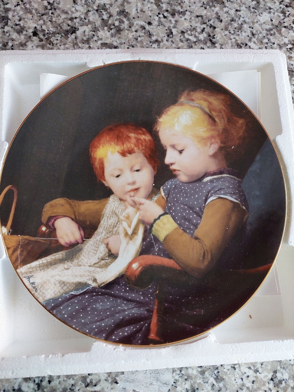 Ancore: 2 Sammlerteller Albert Anker  – Nuovo e nell'imballaggio originale da Stettlen venduto da Dolores1987