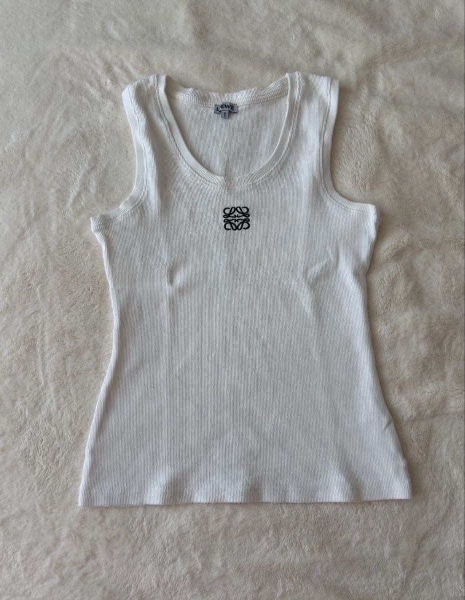 Tops: Sleeveless Tank Top in White – Neu (gemäss Beschreibung) aus Horgen von len_qjz9