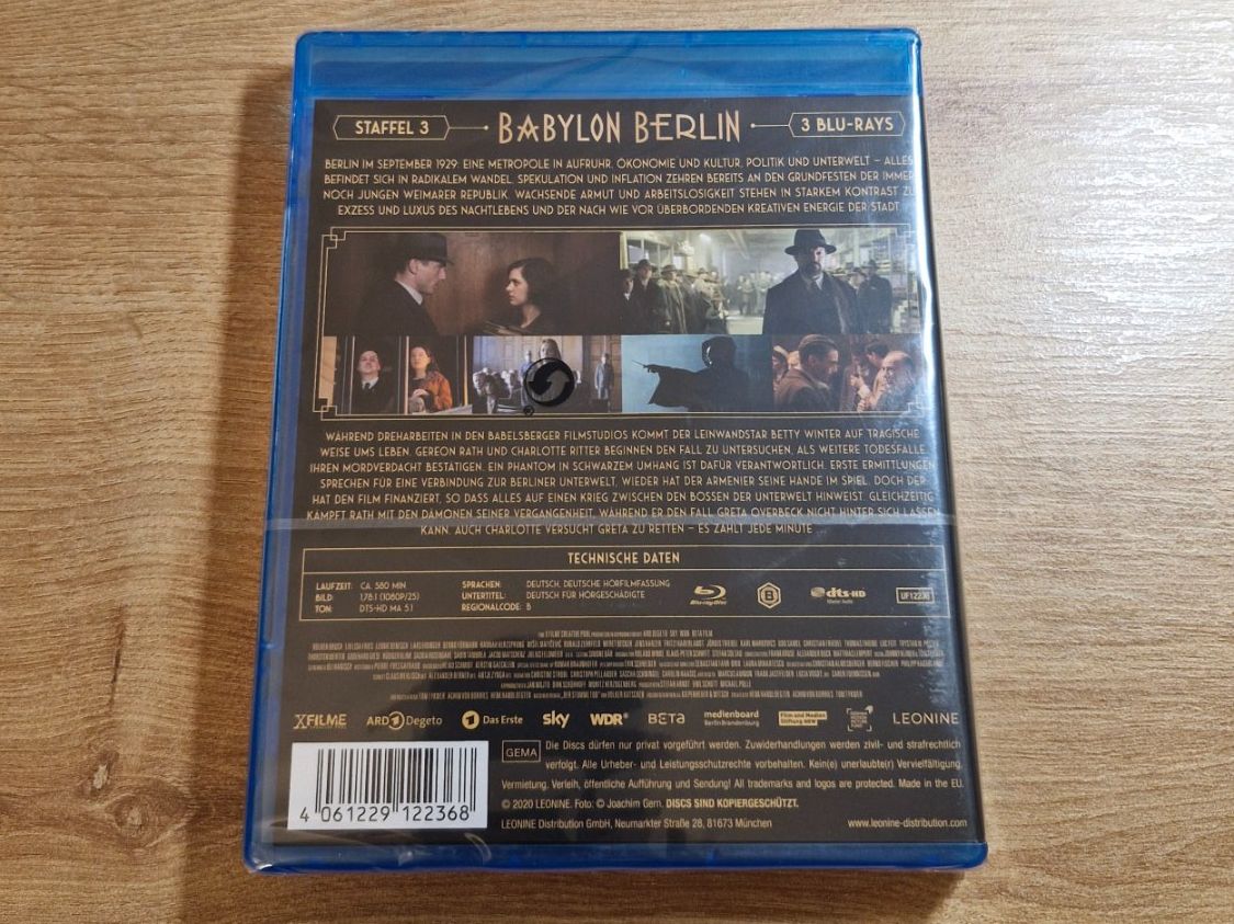 Tutti i DVDs: Babylon Berlin - Staffel 3 NEU OVP Bluray – Nuovo e nell'imballaggio originale da Pfungen venduto da Whitie 1