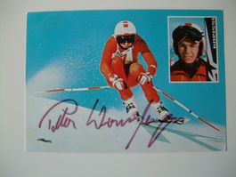 PETER WIRNSBERGER (AUT) SKISTAR AUTOGRAMMKARTE