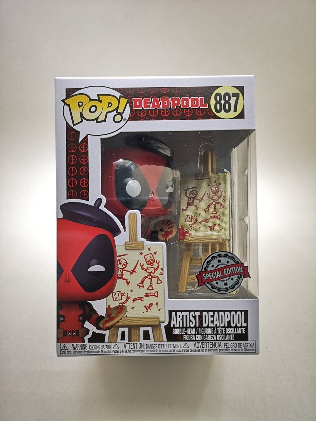 Funko Figuren: Funko Pop Artist Deadpool #887 – Neu und originalverpackt aus Riehen von _TheCollectorShop_