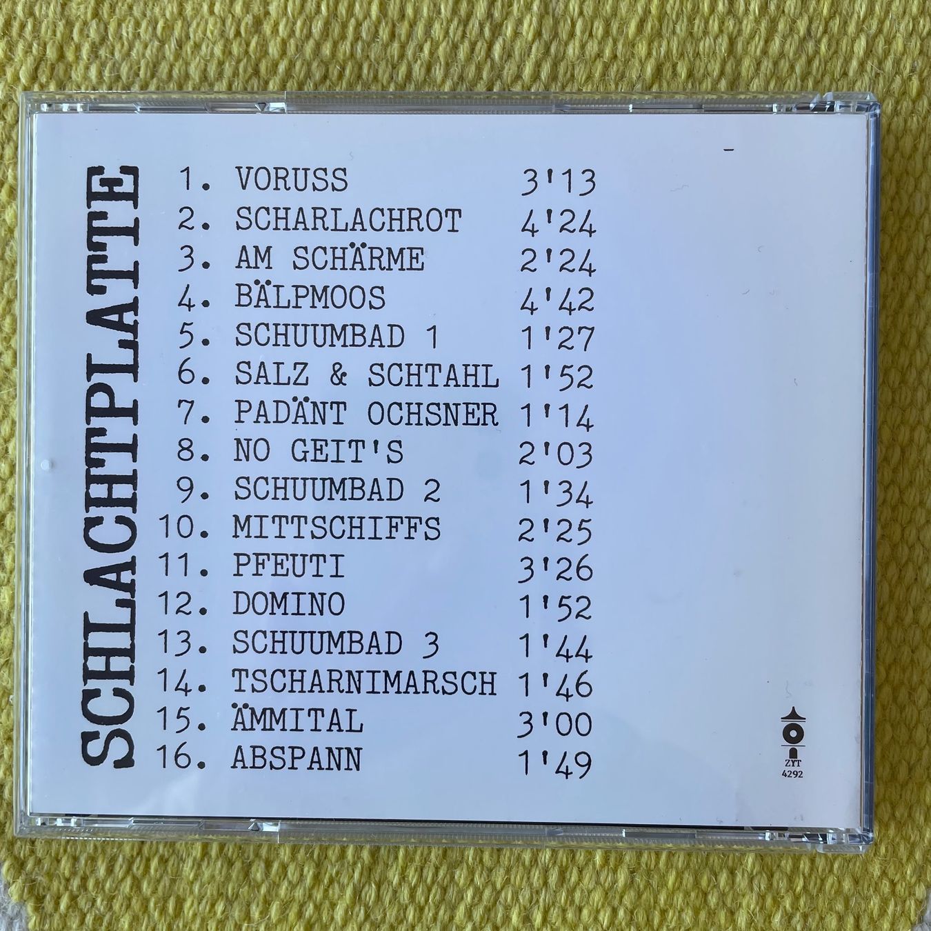 CDs: PATENT OCHSNER-SCHLACHTPLATTE – D'occasion à Rorschacherberg par CD-Roli 1