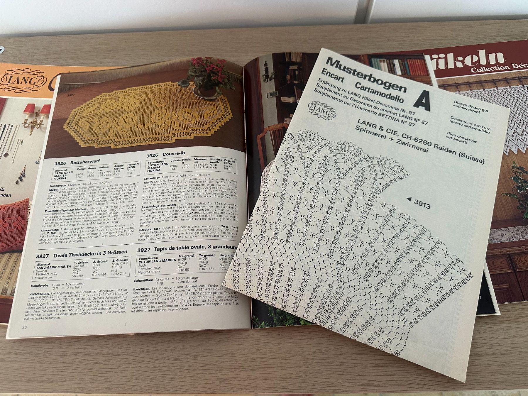 Zeitschriften & Magazine: 4 Häckelhefter von Lang – Gebraucht aus Urdorf von Erika666 6
