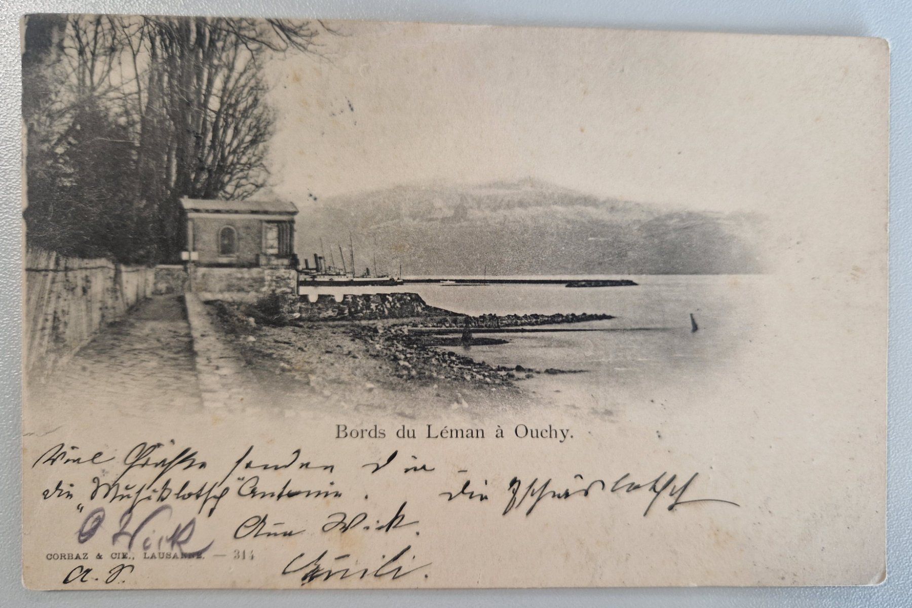 Cartoline postali: Bords du Léman à Ouchy 1903 rar – Usato da Melchnau venduto da Arthurius