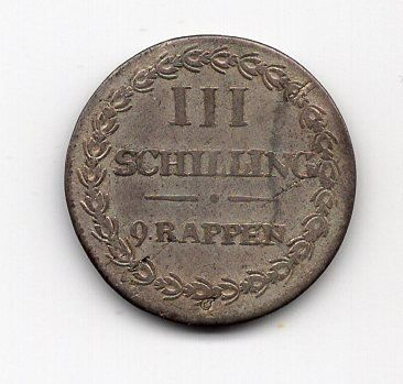 Tutti le monete: (1620) Glarus, 3 Schilling, 1808, top, vz – Usato da Rüthi (Rheintal) venduto da erdnuessli1 1