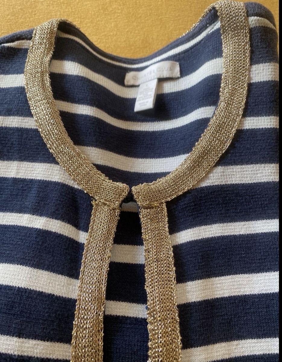 Giacche: Cardigan a righe con profilo oro – Usato da Breganzona venduto da BlueBlue 7
