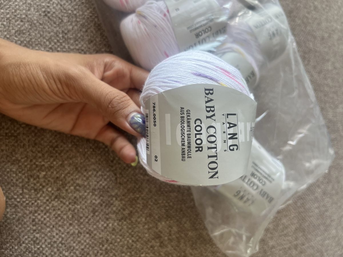 Lang Yarns Wolle: LANG YARNS Baby Cotton neu – Neu und originalverpackt aus Basel von noe_k52t