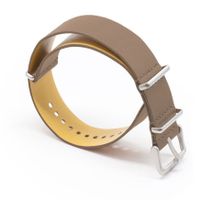 20mmNATO Cuir|Leder Armbanduhr|Stahl sat