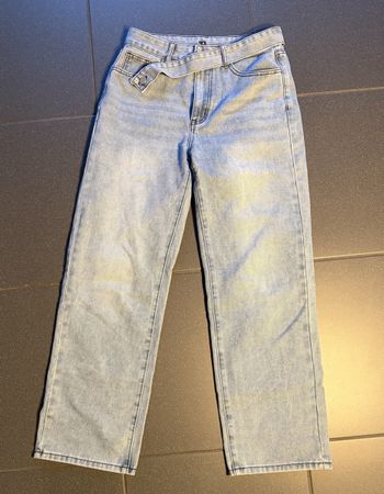 GILIPUR Jeans, Wide Leg, hellblau, Gr. M — Sommer-Look!