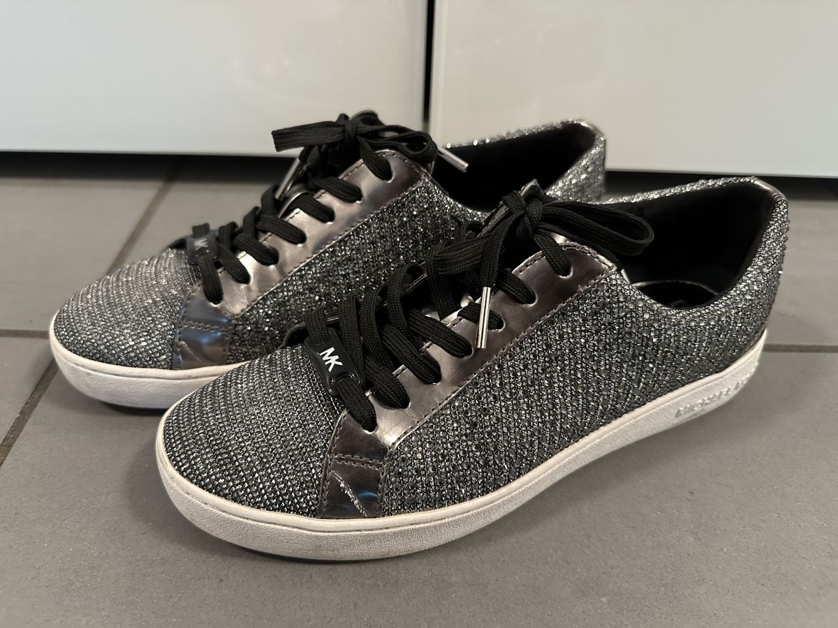 Michael Kors Scarpe da donna: Michael Kors Sneaker, Silber Glitzer, Gr. 37 – Usato da Uetikon am See venduto da Ccsibi 6