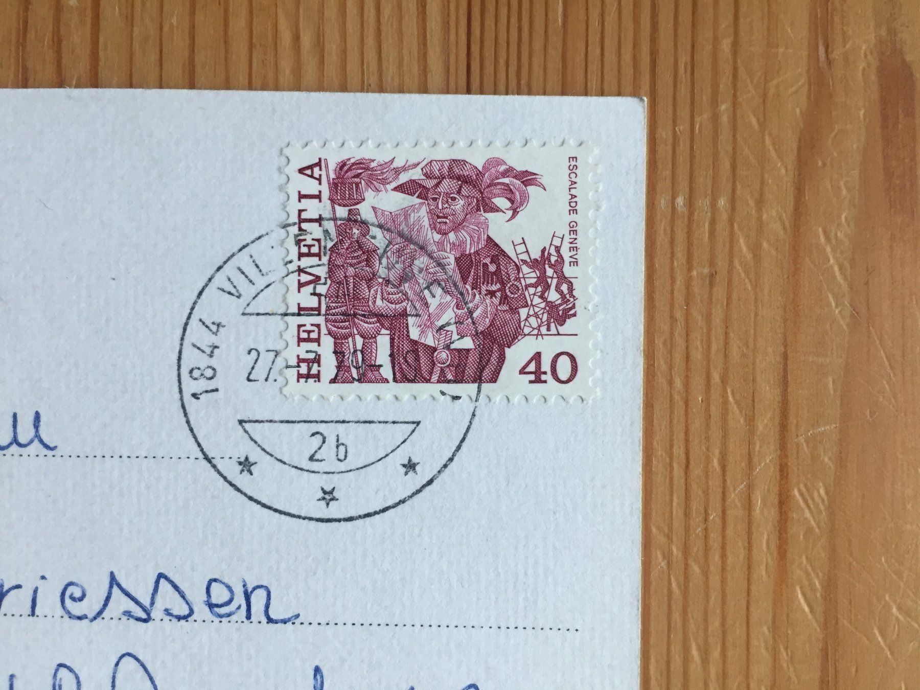 Cartoline postali: Le Brassus et Mont Blanc - AK 1979 – Usato da Oberuzwil venduto da Henri09 1