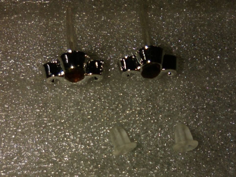 Orecchini pendenti & Orecchini a lobo: OHRRINGE MODESCHMUCK,,,,MIT ROT KRISTALL – Nuovo (secondo la descrizione) da Basel venduto da bijoutrie_4